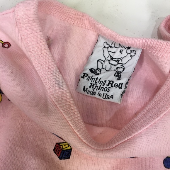 Painting Red Rhinos Pink Bubble Suit - Picture 3 of 9